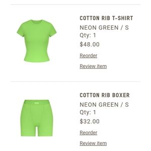 Skims Cotton Ribed Lounge Set